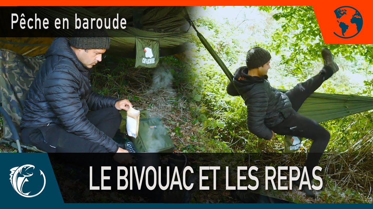 Pêche de la carpe - Carpfishing - Pêche en Baroude - Le campement et les repas