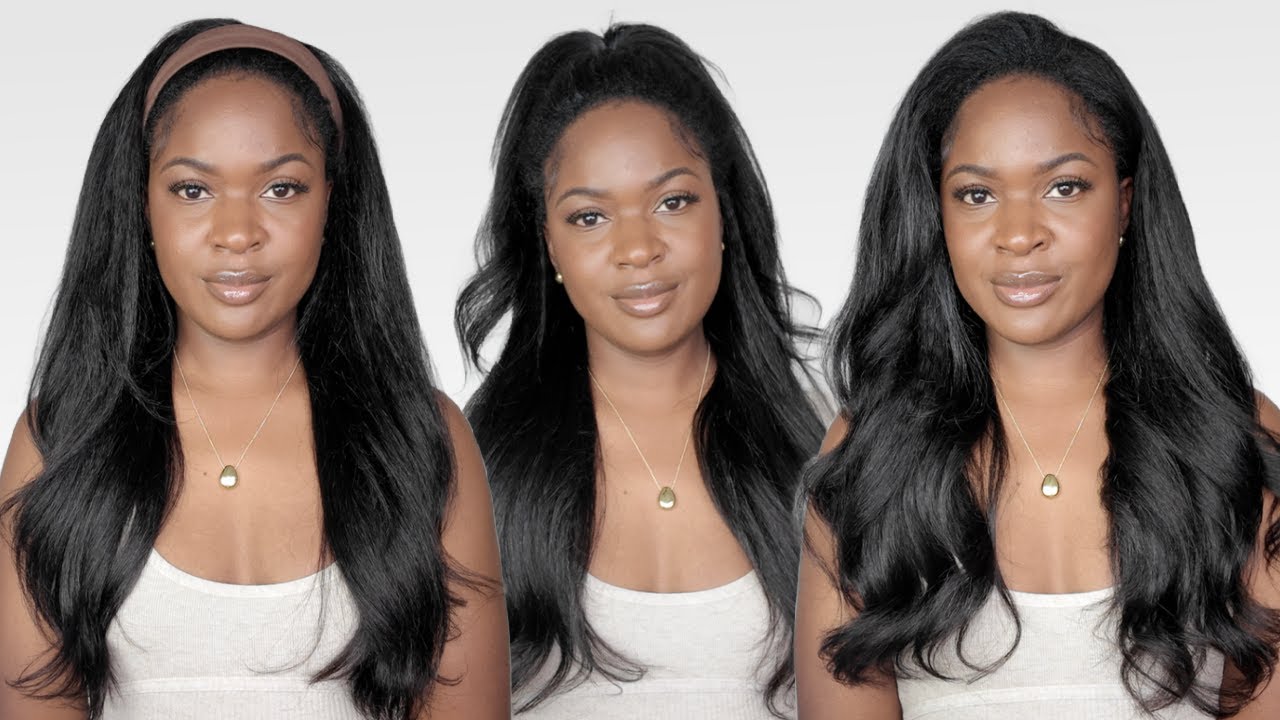 THE ULTIMATE FLIPOVER WIG! HALF WIG INSTALL FT. ISEE HAIR