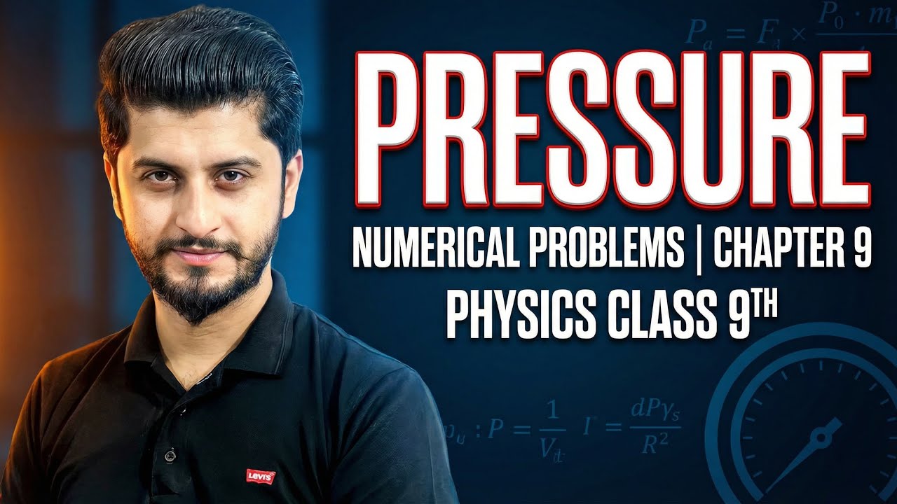 Pressure(Numerical problems)(7—12)| chapter 9 | physics class 9th