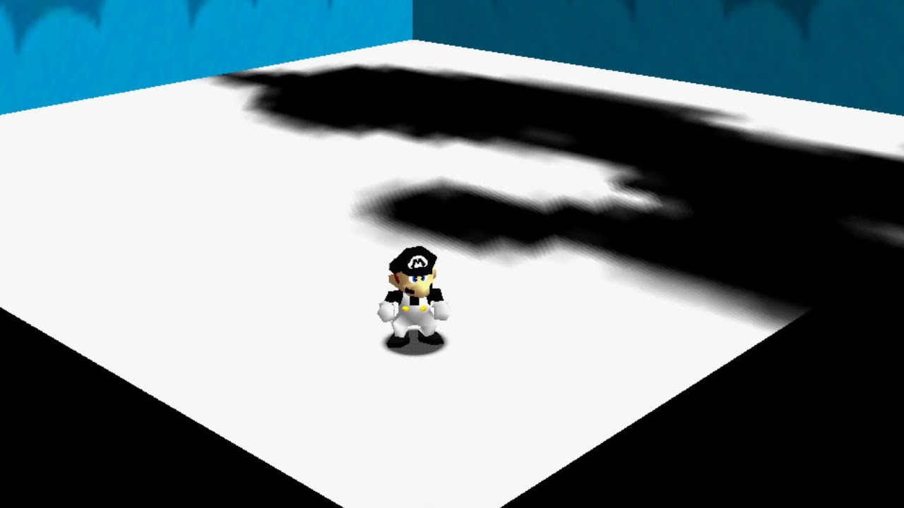 bad apple but you have to dodge the black pixels