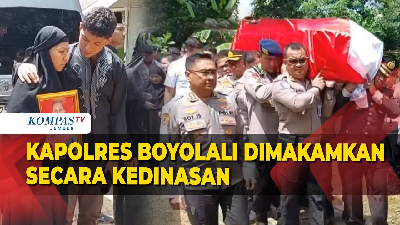 [FULL] Momen Kapolres Boyolali AKBP Muhammad Yoga Dimakamkan, di TPU Cilangkap Secara Kedinasan