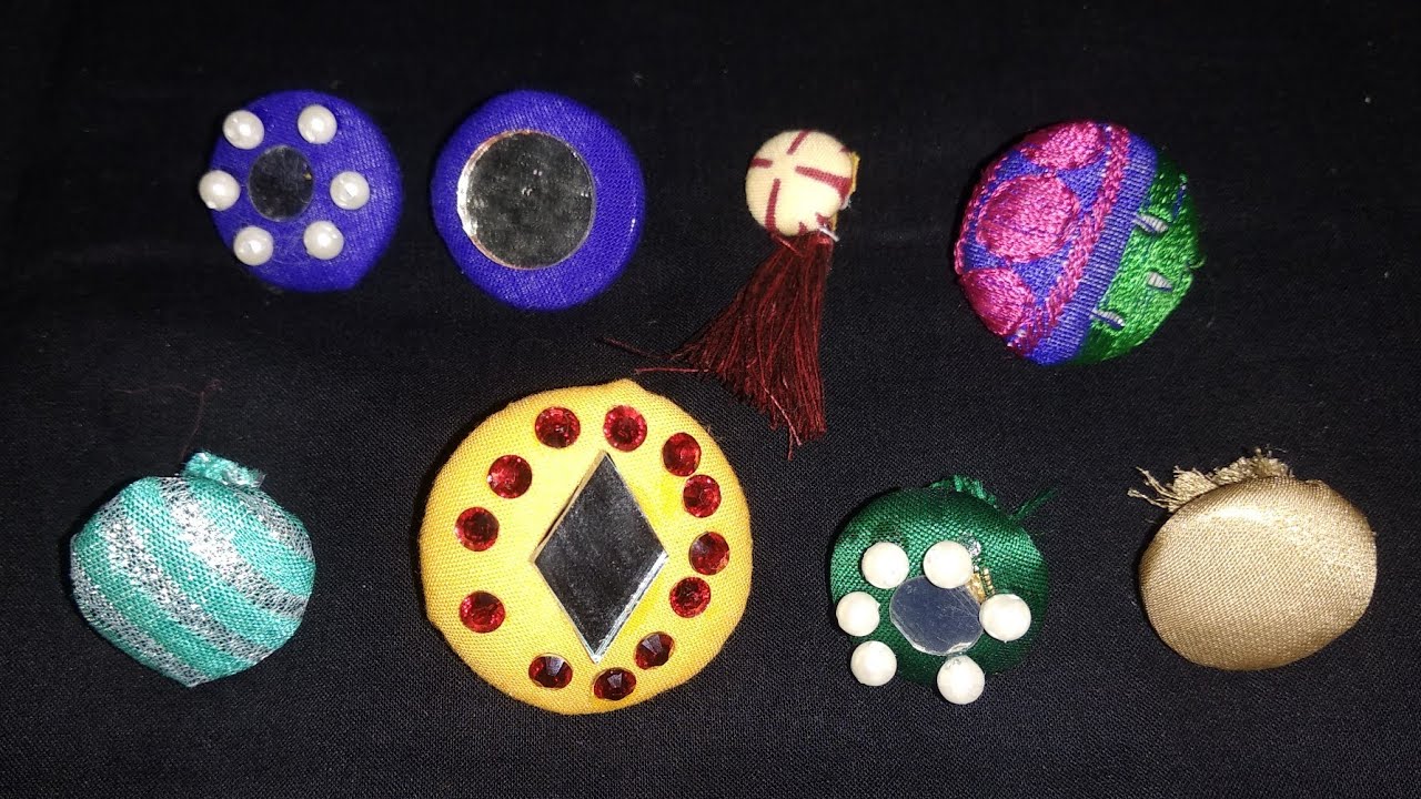 DIY Easy Fabric Buttons At Home Without Machine By Heena's passion
