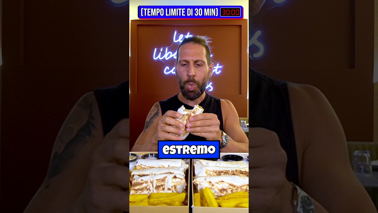 4 KG di KEBAB e PATATE w 30 minut - (Sfida Impossibile)!? 🤯