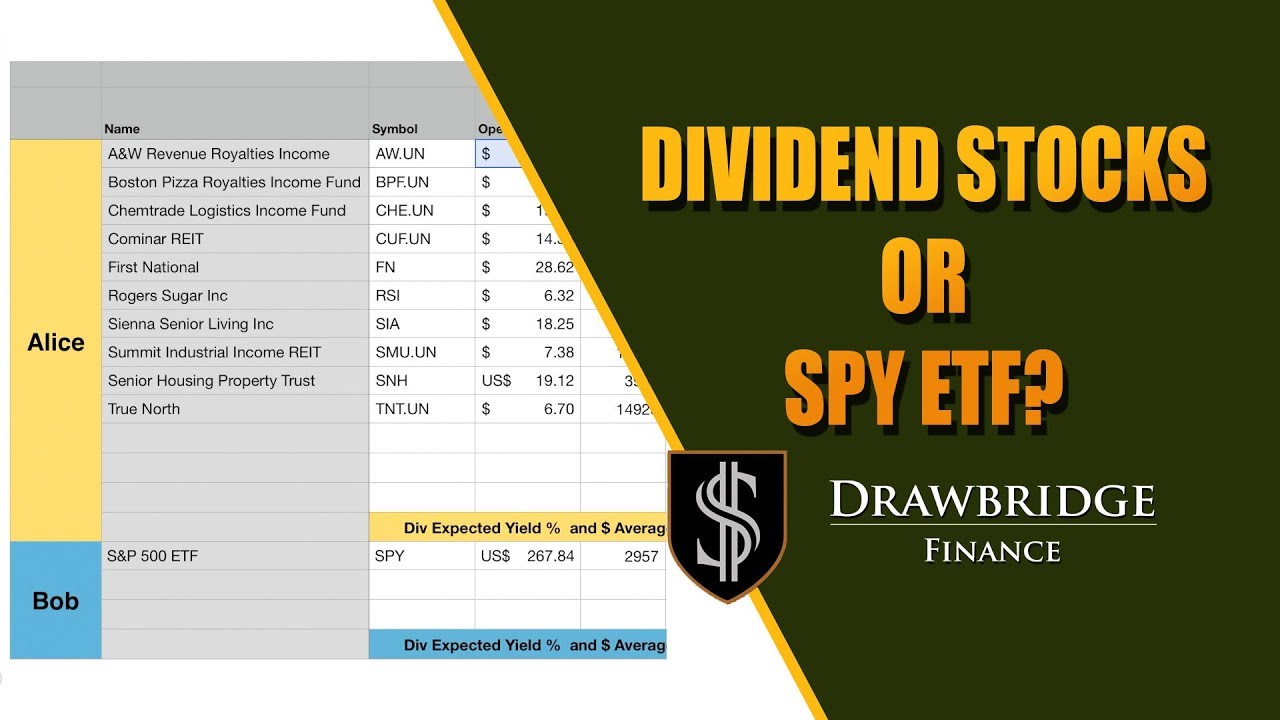 SPY ETF or High Yield Dividend Stock Portfolio