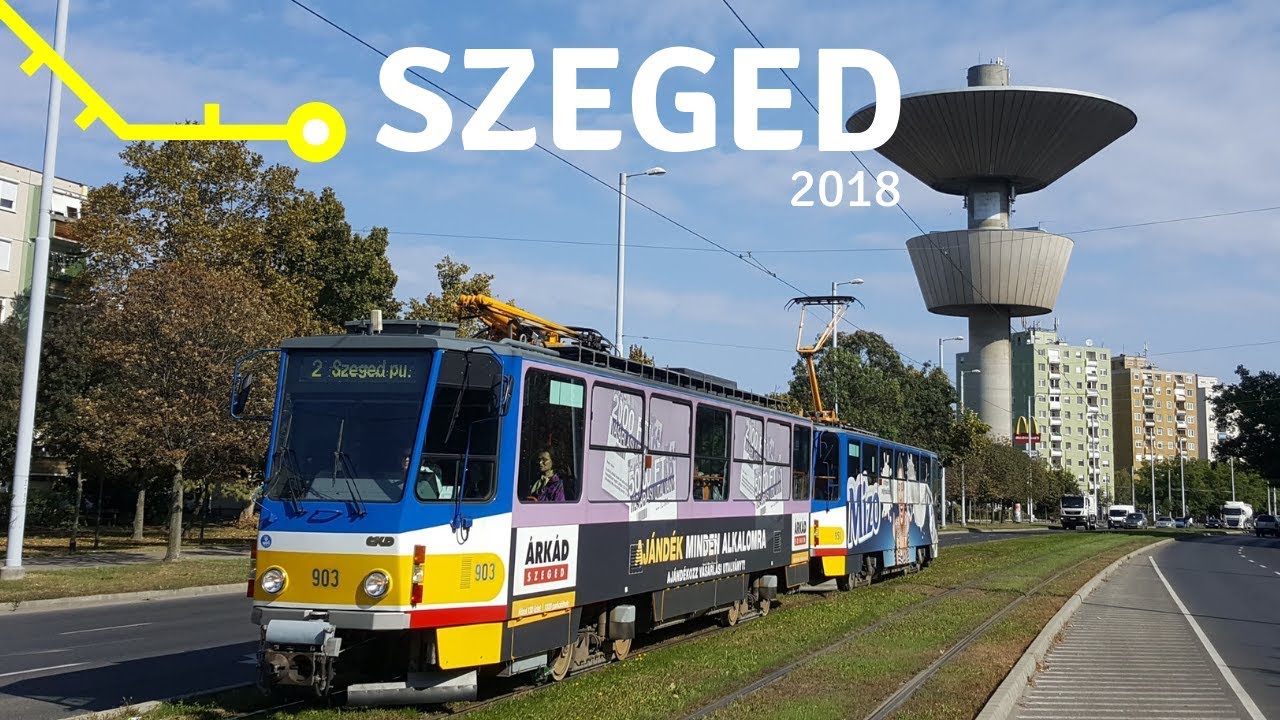 Straßenbahnen in Szeged: Von Tatrazügen und Gleisdreiecken (2018)