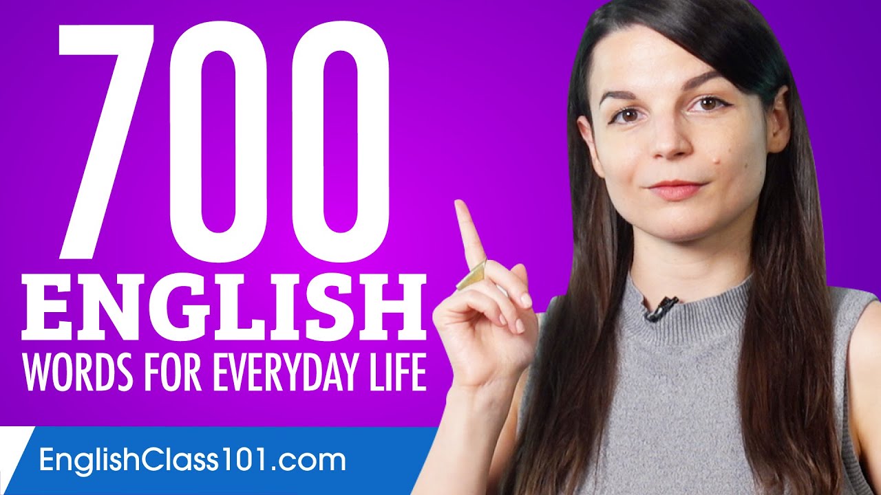 700 English Words for Everyday Life - Basic Vocabulary #35