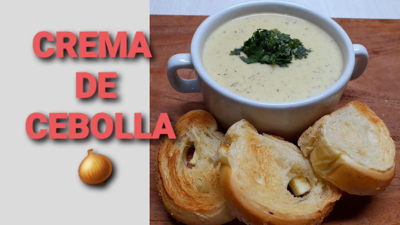 COMO HACER CREMA-SOPA DE CEBOLLA🧅|Dtodito con Cami