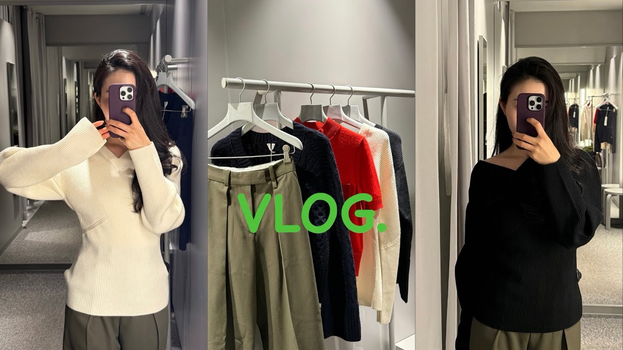 [Vlog] 뻔하지 않은 겨울 니트 추천! 자라 세일 득템 & 마시모두띠·아르켓 하울💸 구찌st 저렴이 벨트+플랫슈즈 코디✨ 강서구 맛집 & 실패 없는 연말룩 데일리룩 릴스템 공유