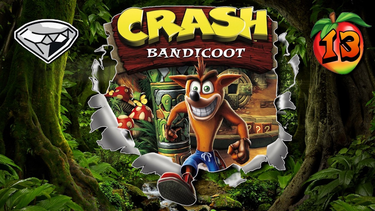 Getting the remaining gems 3/3. Crash Bandicoot 1. Part 13