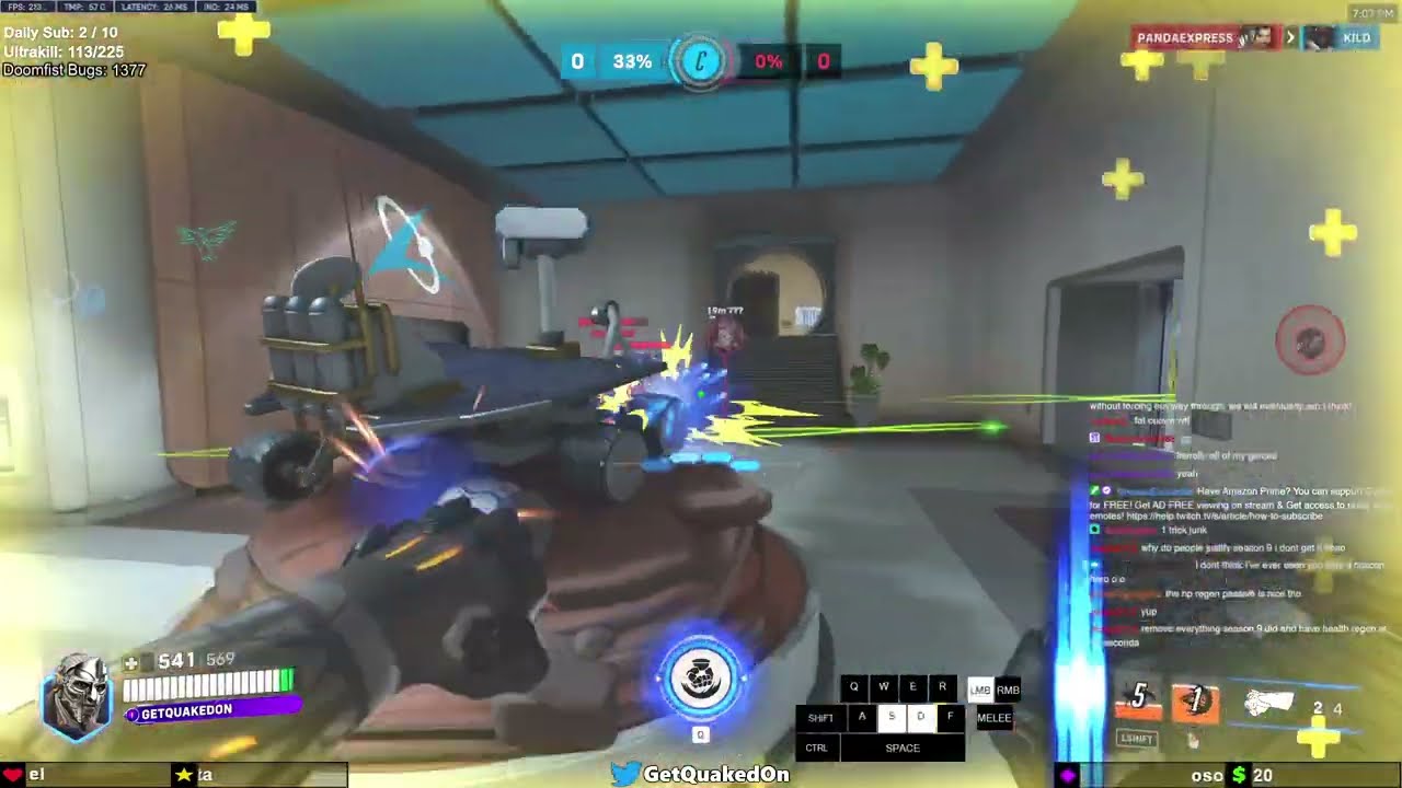 GETQUAKEDON DOOMFIST GAMEPLAY  - OVERWATCH 2 SEASON 14