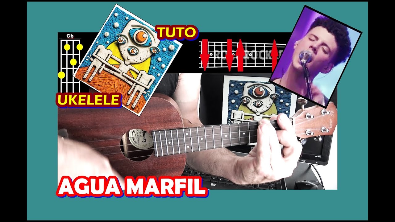 Cómo tocar AGUA MARFIL - USTED SEÑALEMELO (UKELELE) Acordes y acompañamiento TUTORIAL