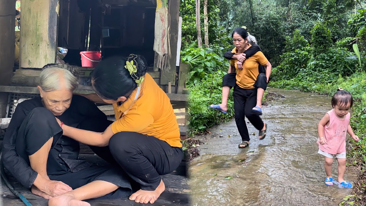 FULL VIDEO: The old woman once again had to leave her house
