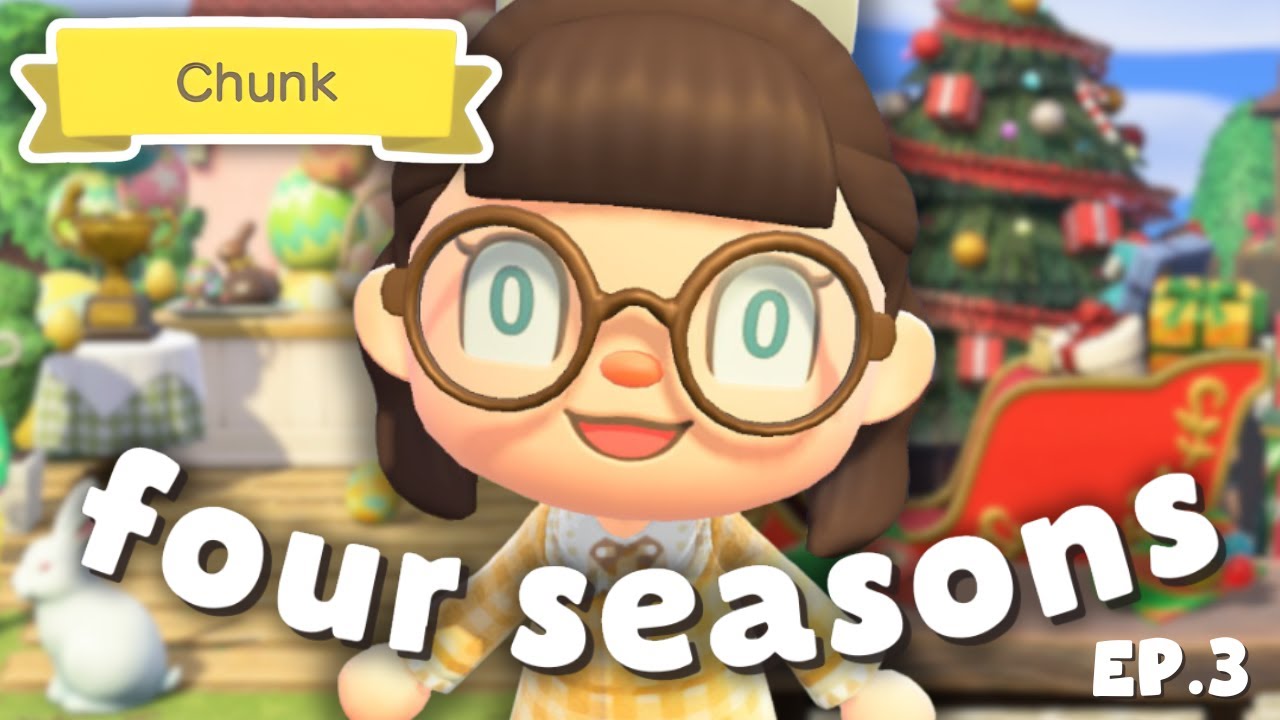 I Decorated All FOUR Seasons on ONE Animal Crossing New Horizons Island!