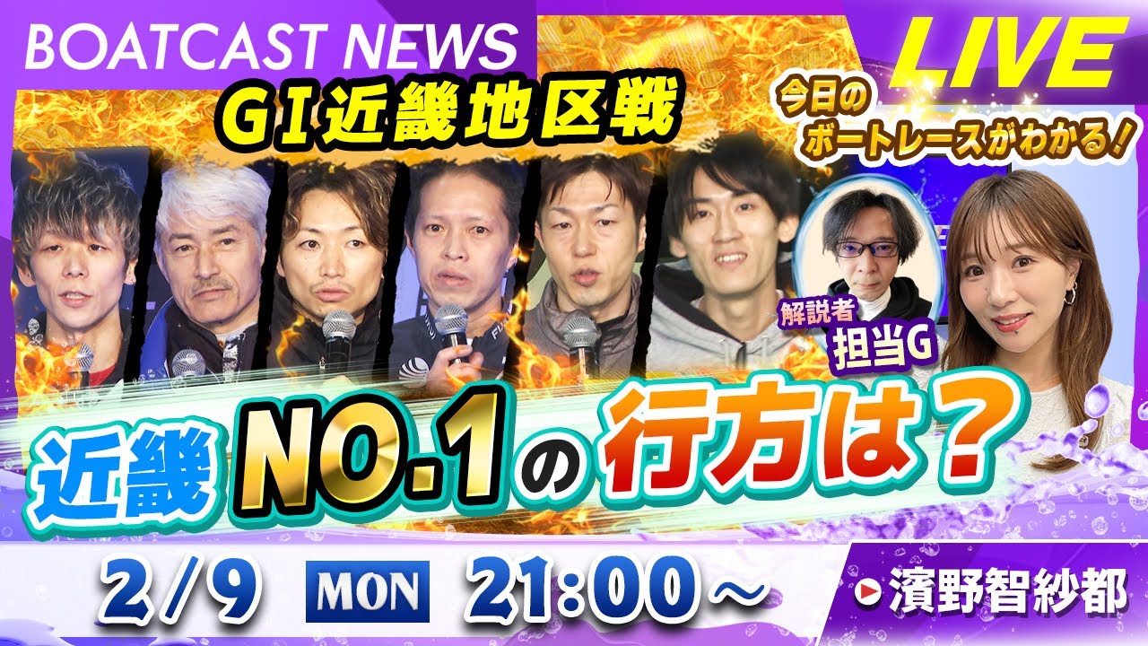 BOATCAST NEWS｜G1近畿地区選 近畿No.1の行方は？｜月曜企画「ピックアップレディース」