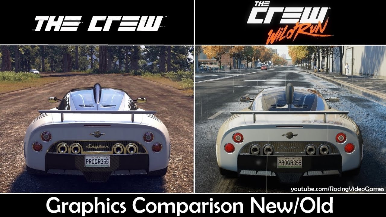 The Crew Wild Run vs. The Crew | Graphics Comparison, Rain & Weather, Gameplay Old vs. New (PS4)