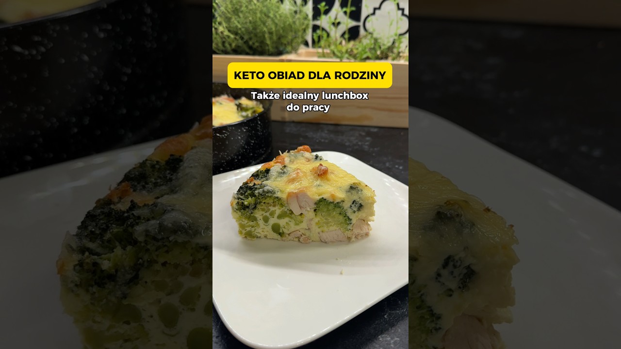 KETO ZAPIEKANKA Z BROKUŁEM