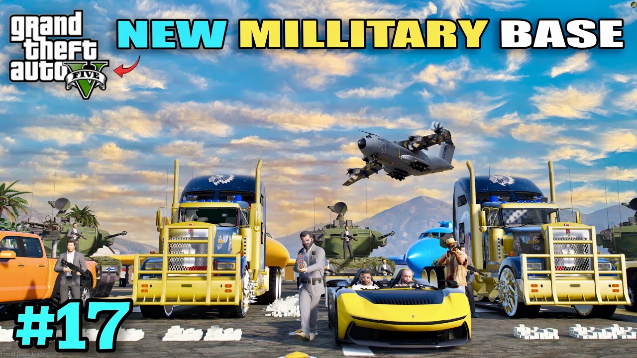 PRESIDENT'S NEW MILITARY BASE - GTA 5 GAMEPLAY #17