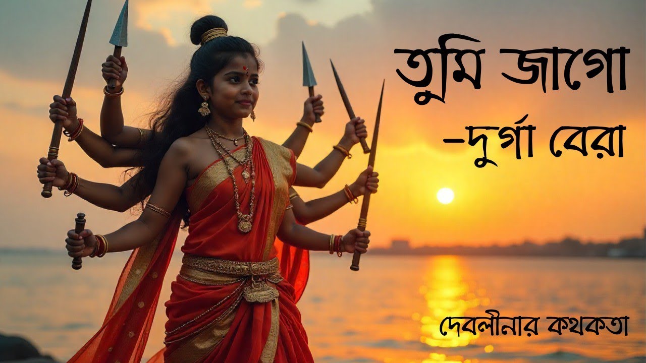 Pujor Kobita || তুমি জাগো || দুর্গা বেরা || Agomoni Kobita || দেবলীনার কথকতা
