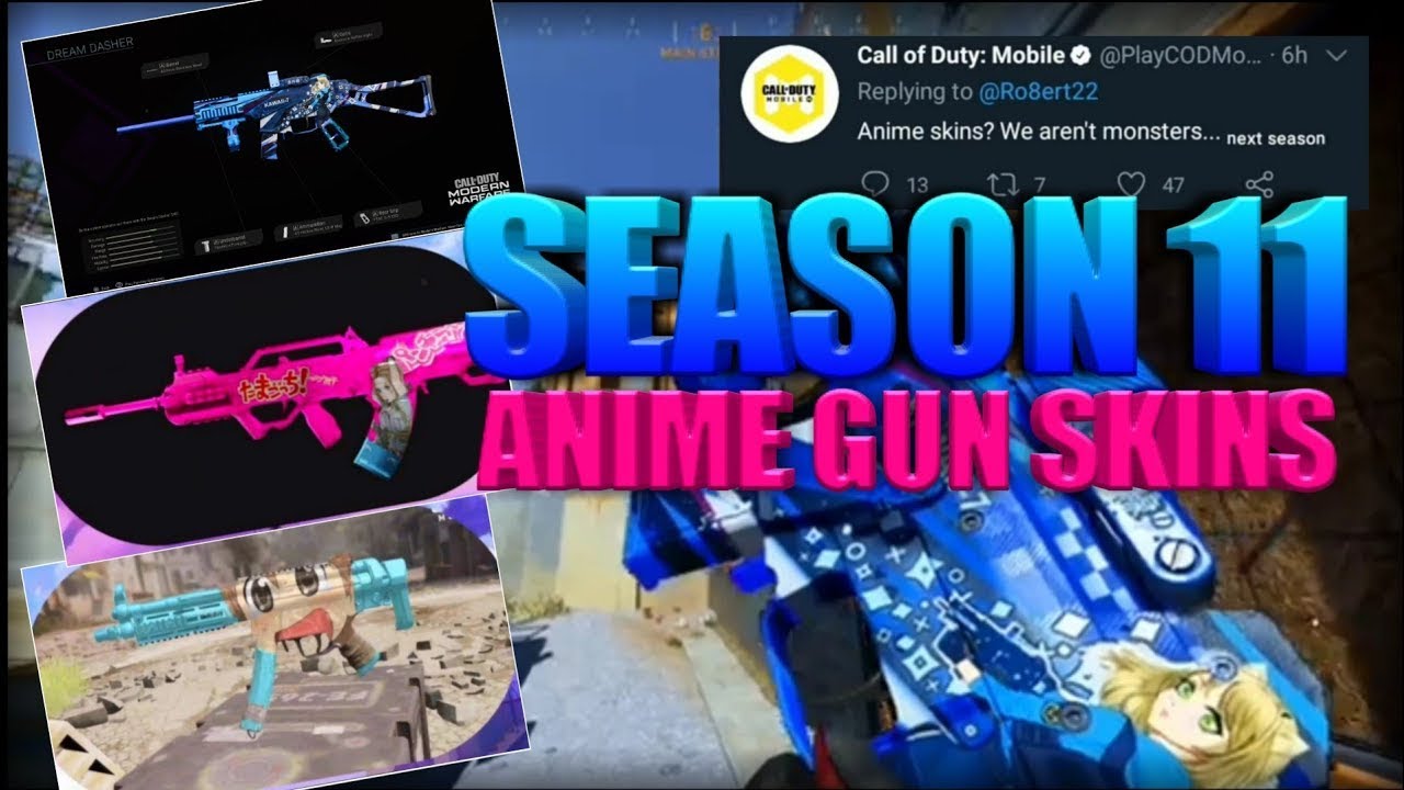COD Mobile Season 11 Anime Gun Skins - Season 11 Free Ghost Skin - Season 11 Free Battle pass ???!