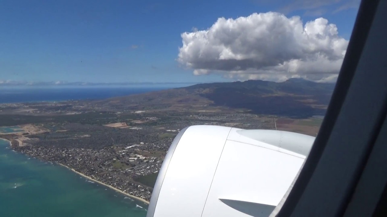 やっぱりハワイはイイね！！　JAL　B777-200ER　ホノルル離陸