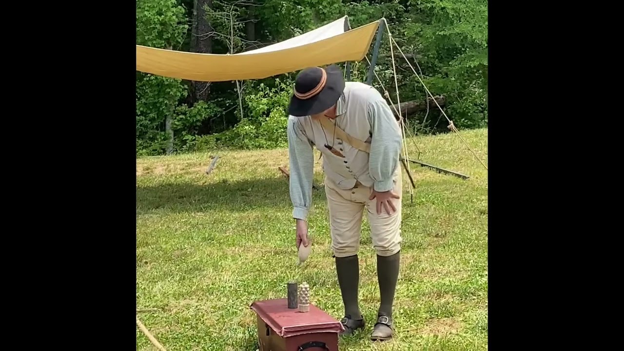3 Pound Cannon Demo (18th Century Artillary) (Revolutionary War)