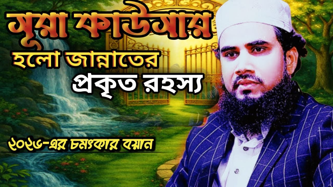 সূরা আল কাউসার: জান্নাতের প্রকৃত রহস্য ।২০২৬-এর নতুন ওয়াজ।