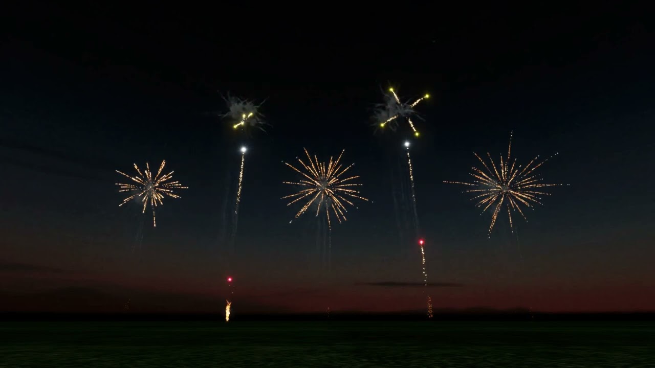 Feu d'artifice Saint Sauveur de Peyre