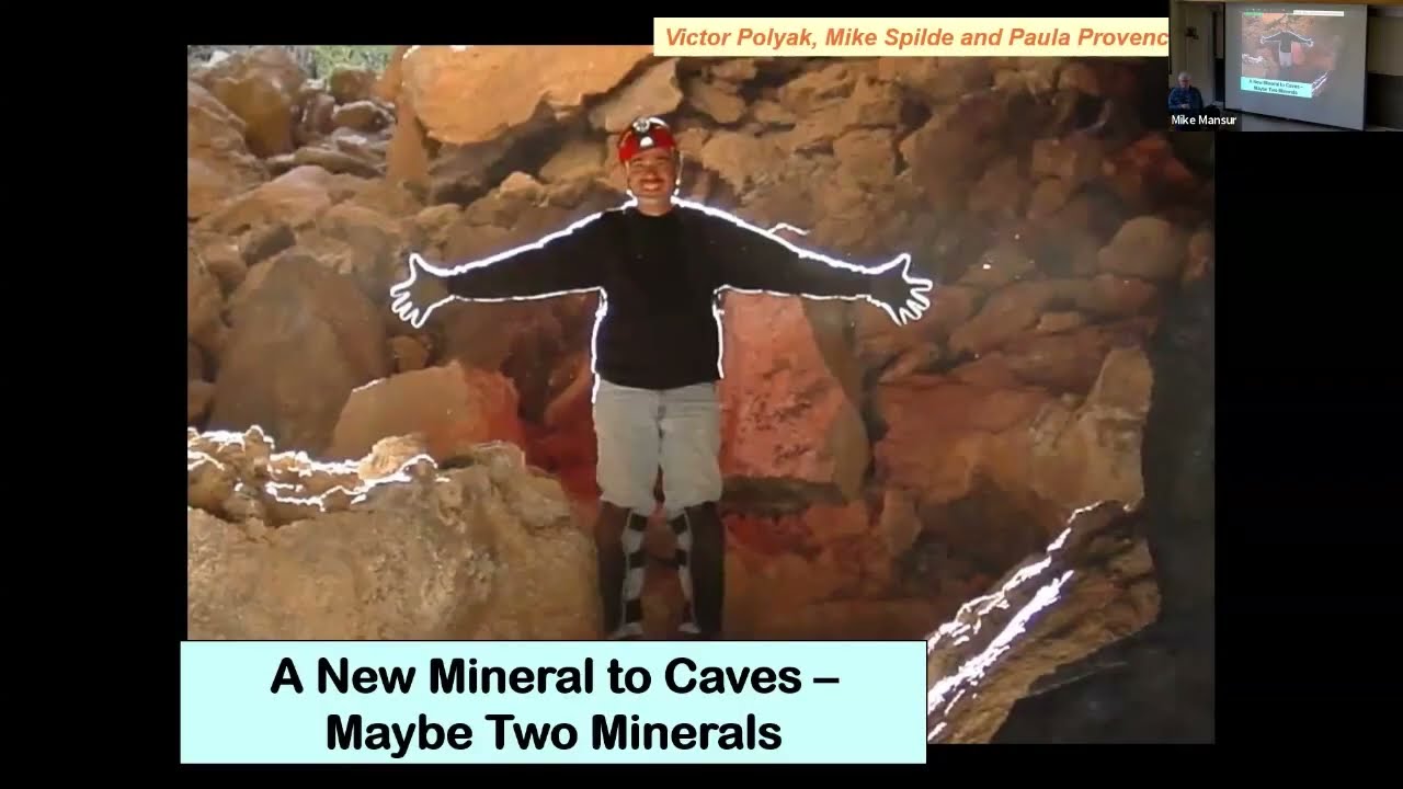 SWR Winter Tech 2025: A new mineral to caves from Big Skylight Cave