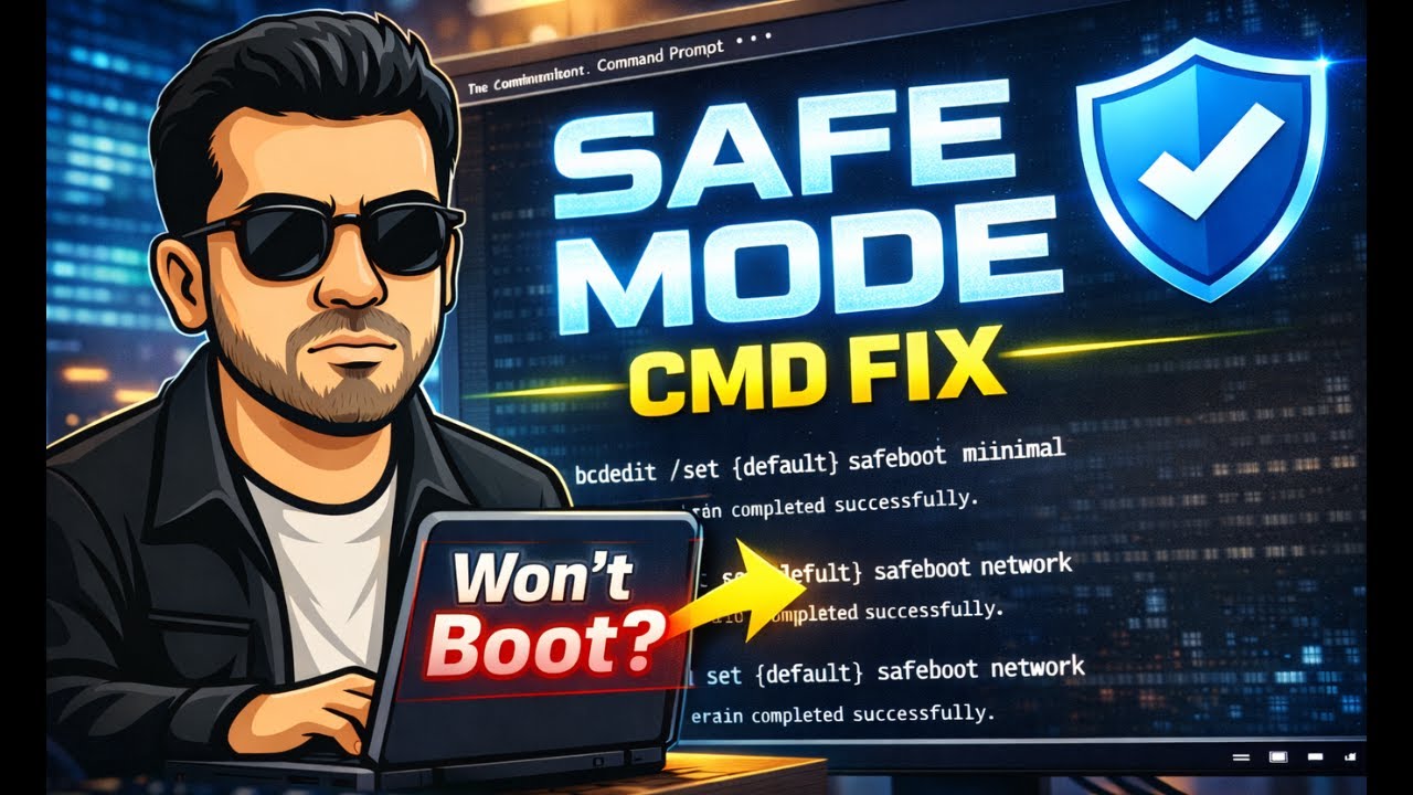 Advanced Safe Mode Boot Method Command Prompt Explained6222