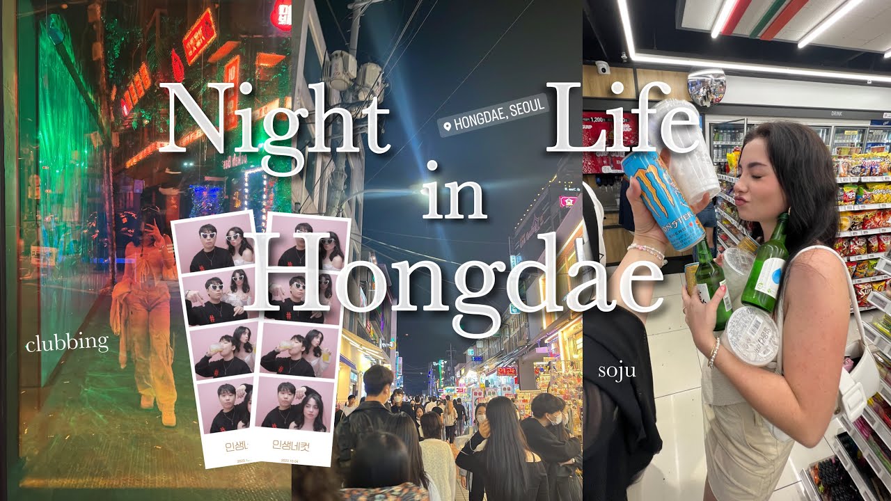a night in hongdae ♡ seoul vlog ♡