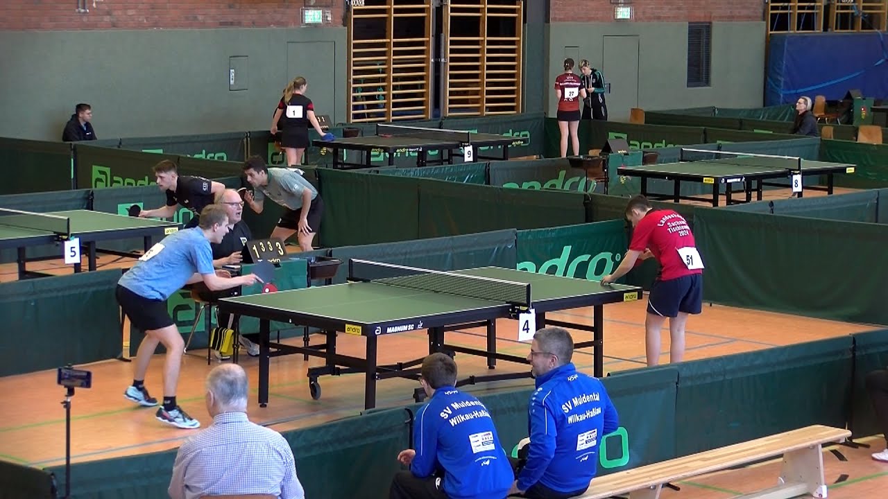 Tischtennis – Sachsenmeisterschaft in Wilkau-Haßlau