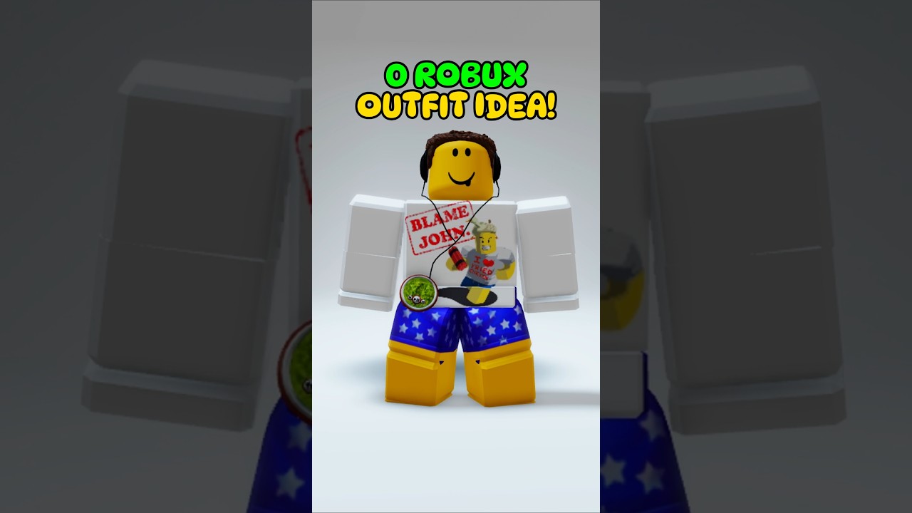 0 Robux Outfit Idea! Forsaken Avatar & Free Items! #roblox #shorts
