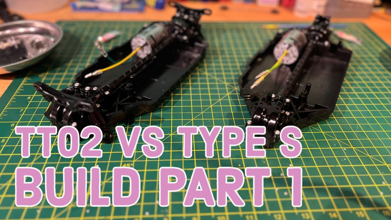 Tamiya TT02 vs Type S Double Build Part 1