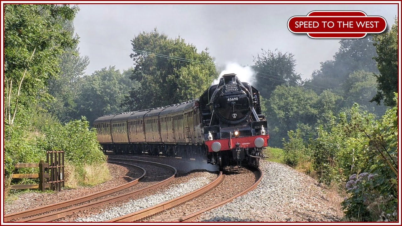 45690 Leander Storms & Slogs Up The West Country Hills