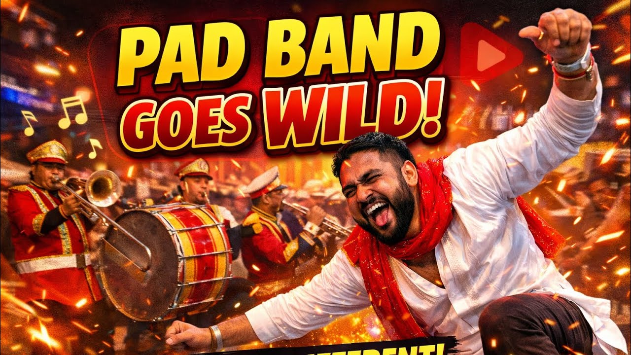 Dashrath pad band and crazy dance vibes hit different in Mata aagman #padband #dance #dancer 