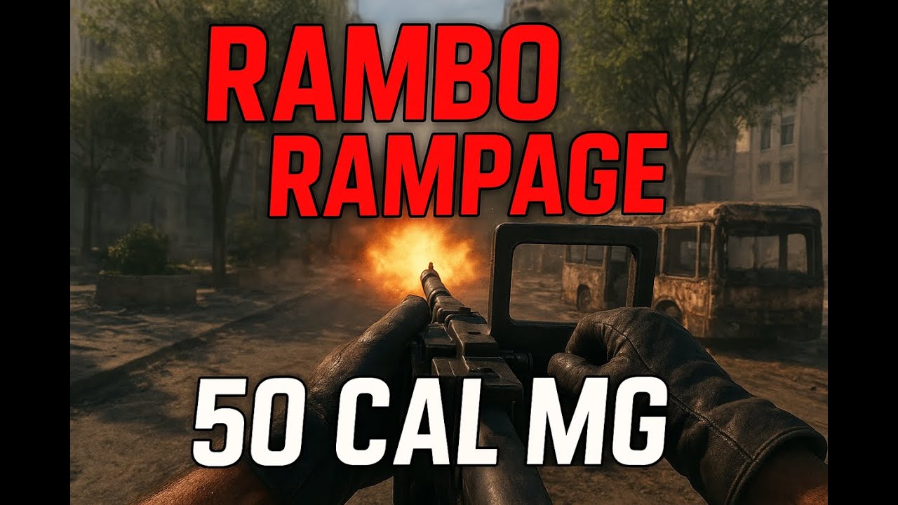 Rambo Mode: 50+ Kills with .50 CAL MG in Battlefield 6! 💥🔥