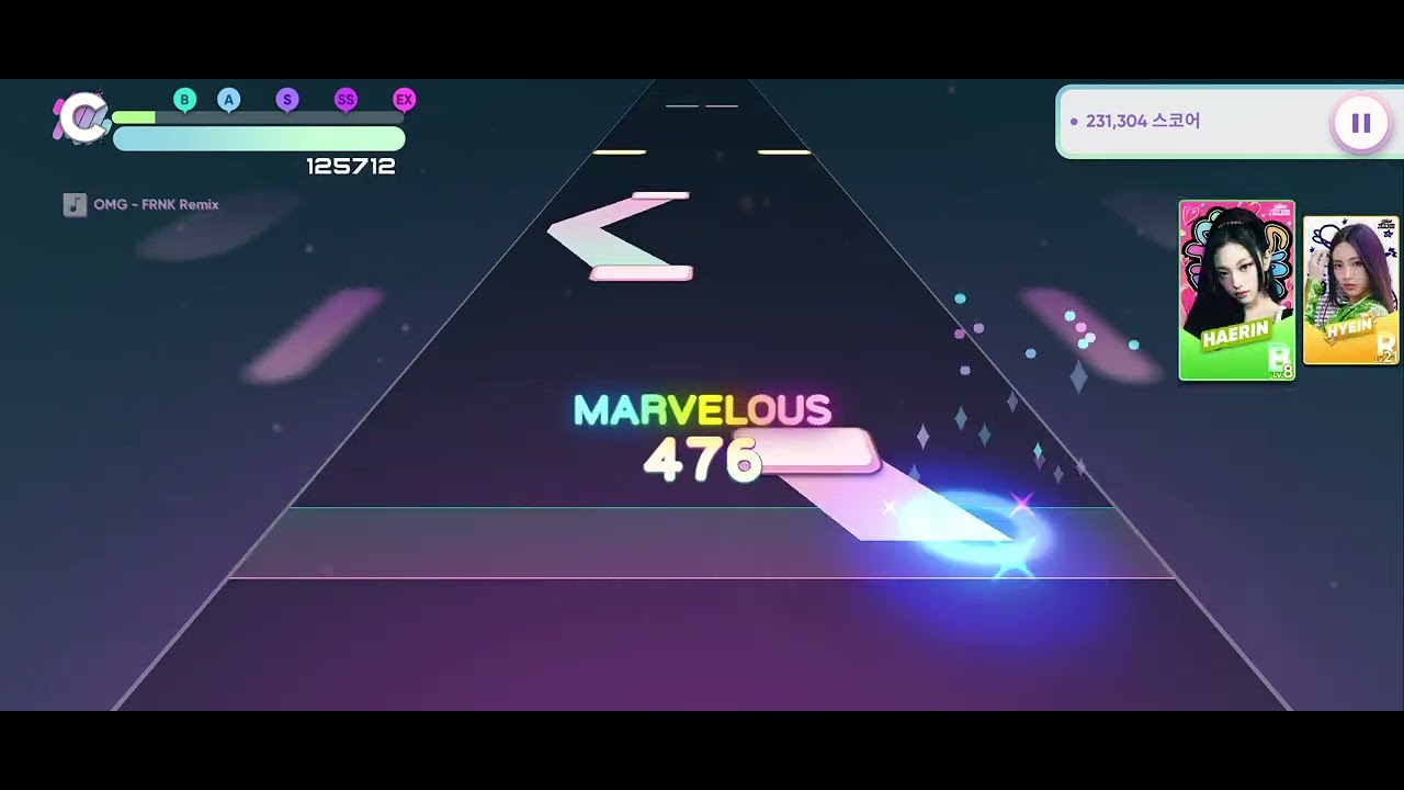 게임 | [Rhythm Hive] OMG - FRNK Remix | not full combo (3)