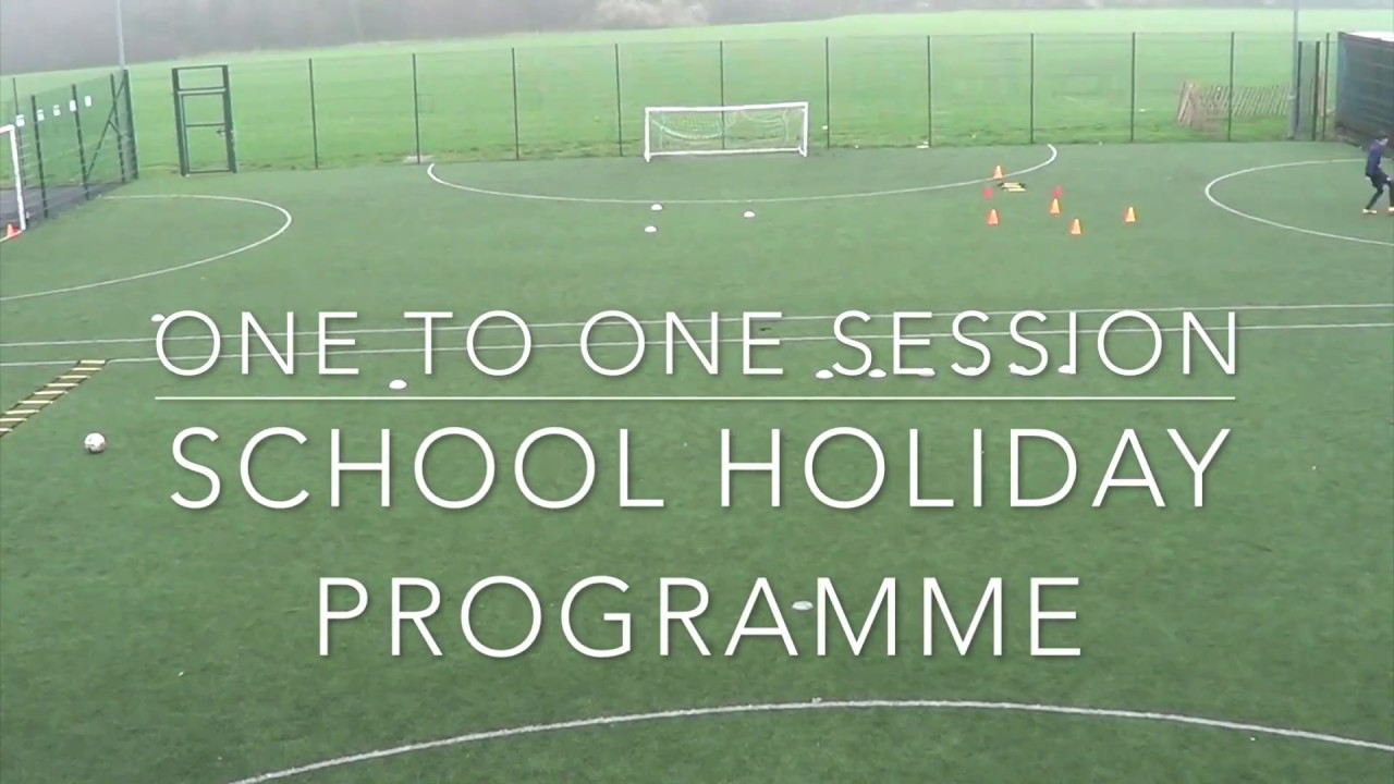 Full School Holiday Football One to One Academy Session