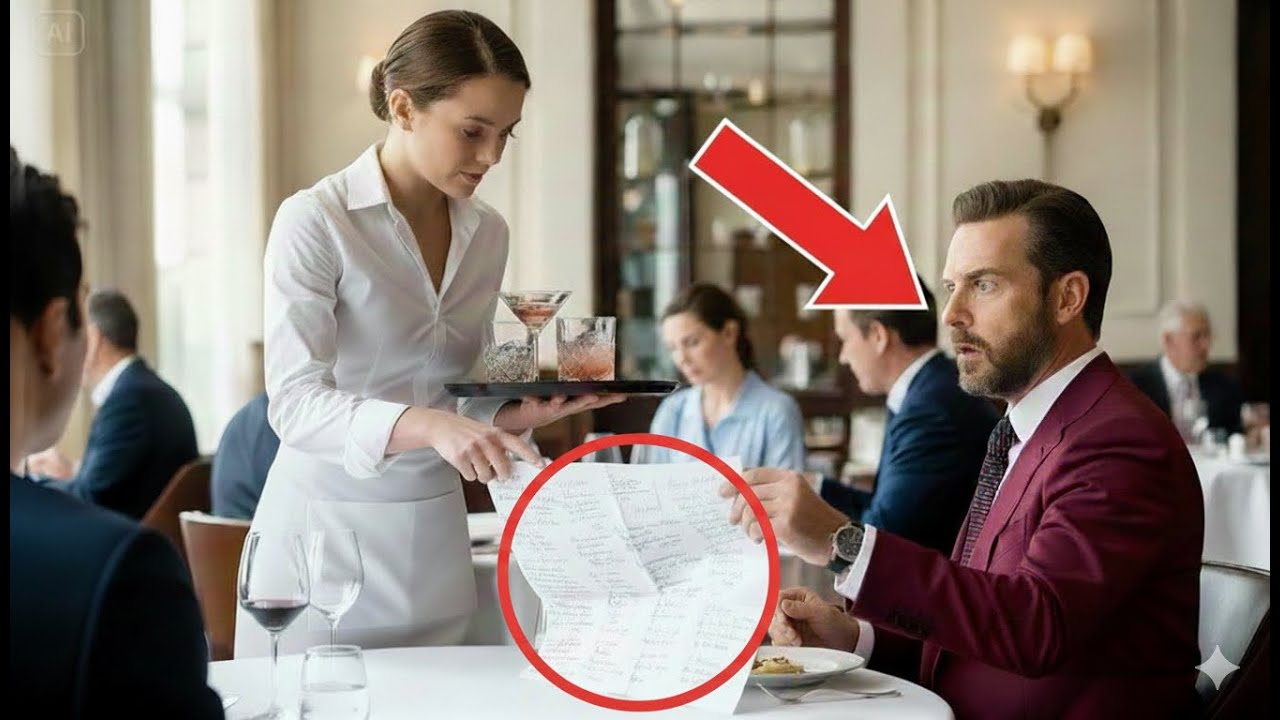 Waitress Corrects the Billionaire’s “Math Mistake” — Minutes Later, She’s Sitting in His Office