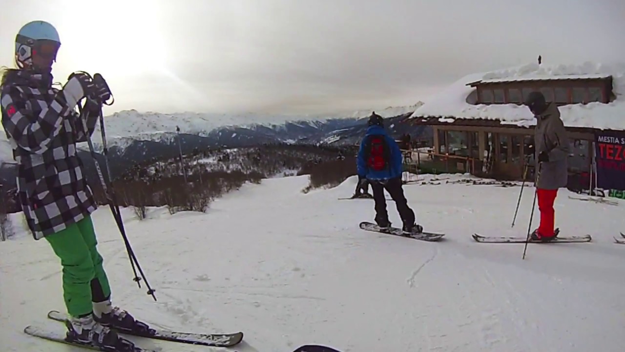 Hatsvali ski resort in Mestia
