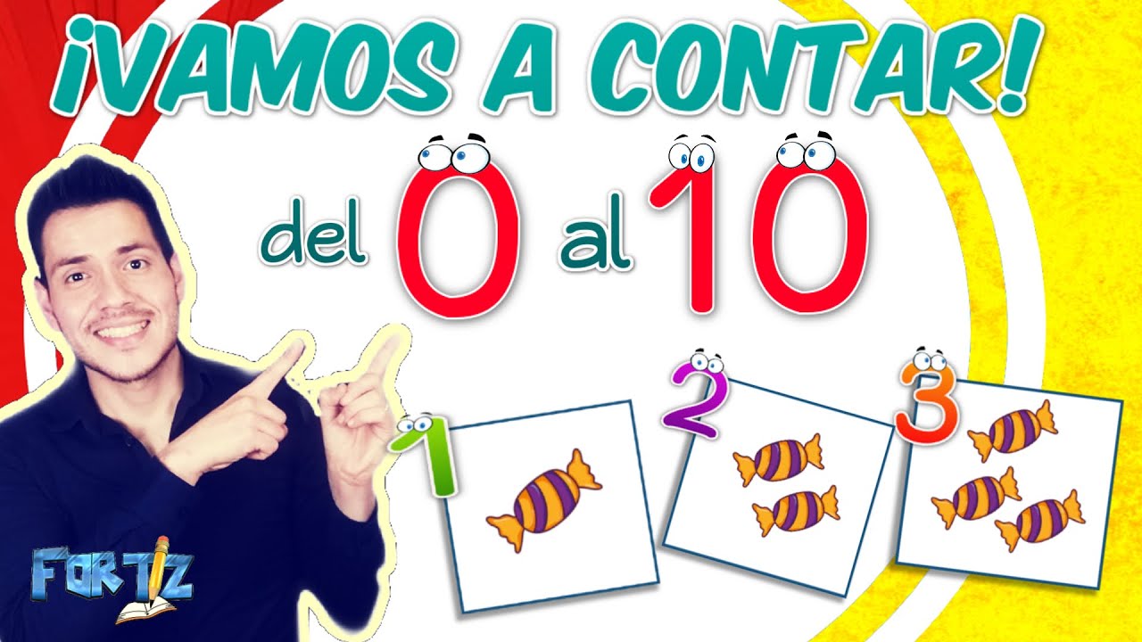 😀Los números del 0 al 10 para NIÑOS PEQUEÑOS😀