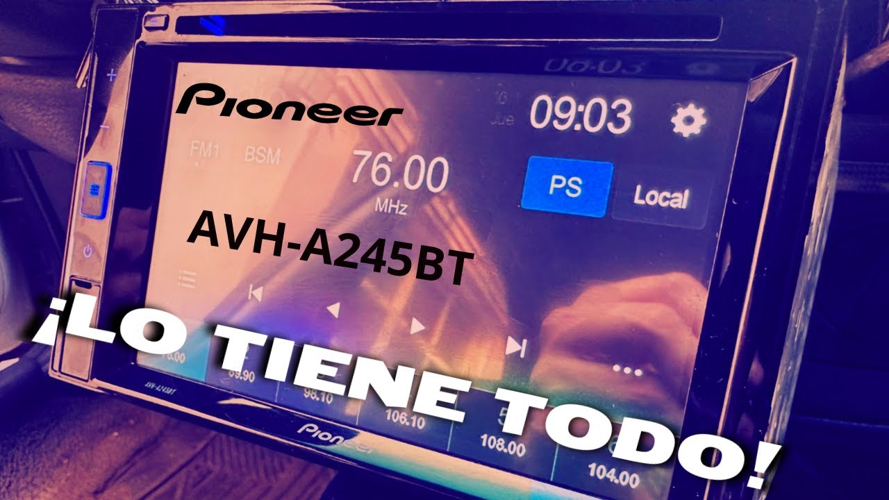 Esta pantalla Pioneer lo tiene todo!! AVH-A245BT @Pioneer México