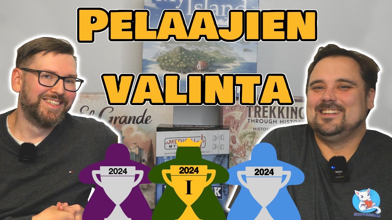 Pelaajien valinta 2024 - Mitkä olivat vuoden parhaat lautapelit?