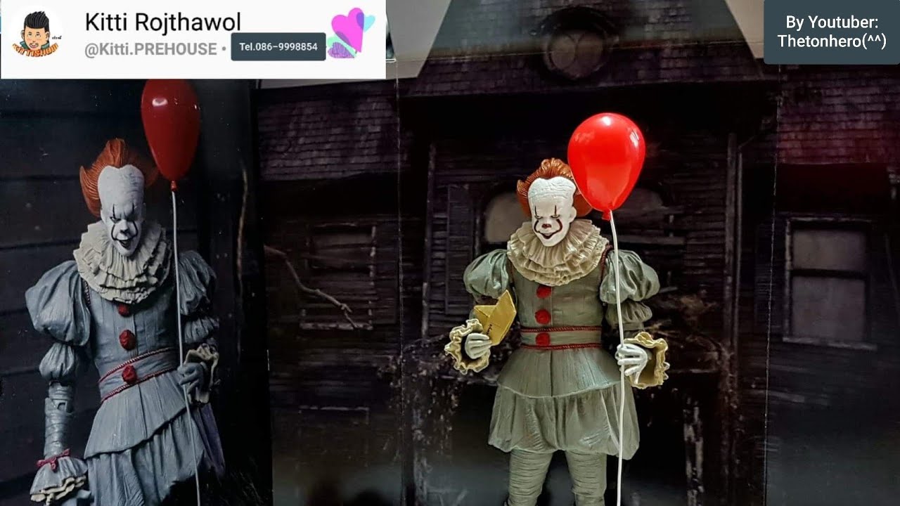 Toy Review : Pennywise It2017(Neca Reel Toys)🤡👻 บอกเลยว่าเหมือนงานแท้มากๆ👍👌 ในทุกองค์ประกอบ😯🤯
