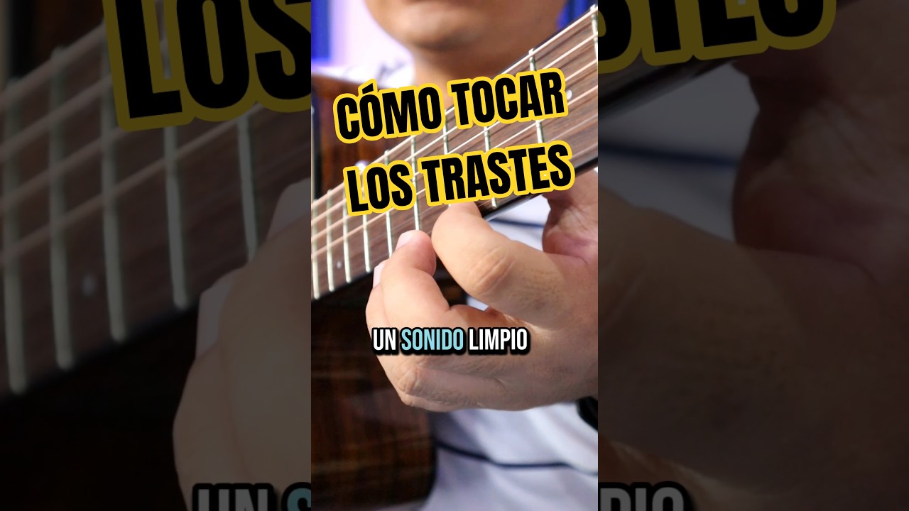 &iquest;C&Oacute;MO TOCAR LOS TRASTES EN LA GUITARRA? ☝️🎸🤓 #guitarra