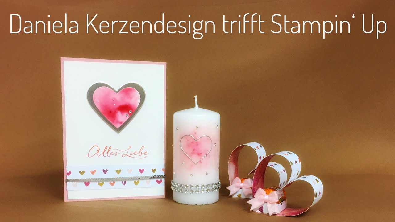 Anleitung Valentinsgeschenke mit Stampin Up Produkten