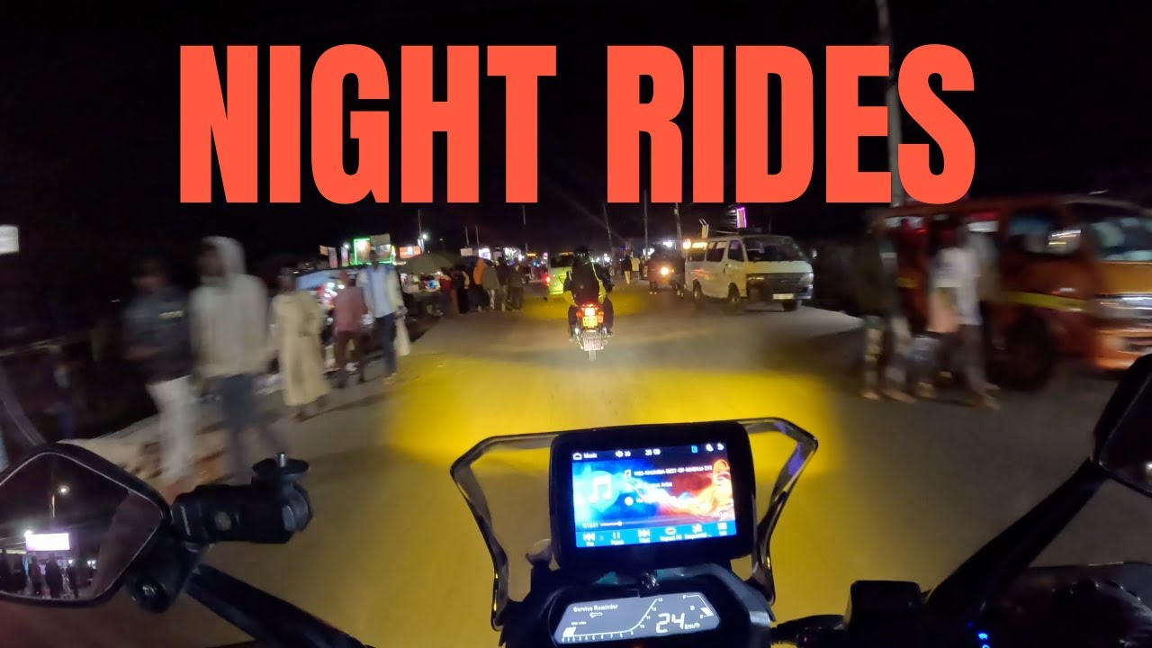 Motorcycle Night Riding in Kenya 🇰🇪 | Staying Safe on Nairobi Roads