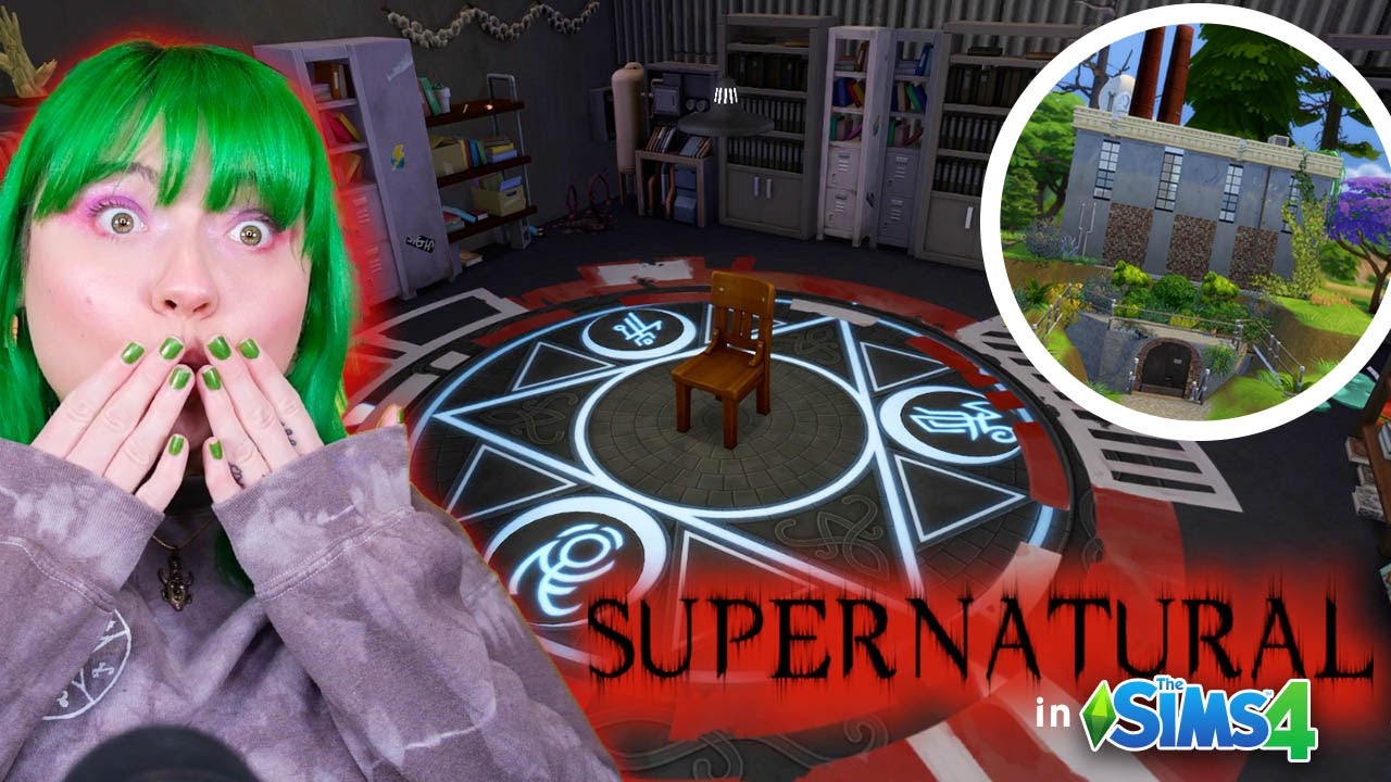 I built the bunker from Supernatural! 😈  | The Sims 4 Build Challenge