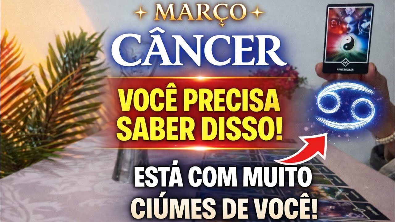 ❤️ CÂNCER ❤️  ESSA PESSOA FINGE QUE ESTÁ BEM MAS NÃO TIRA VOCÊ DO PENSAMENTO.