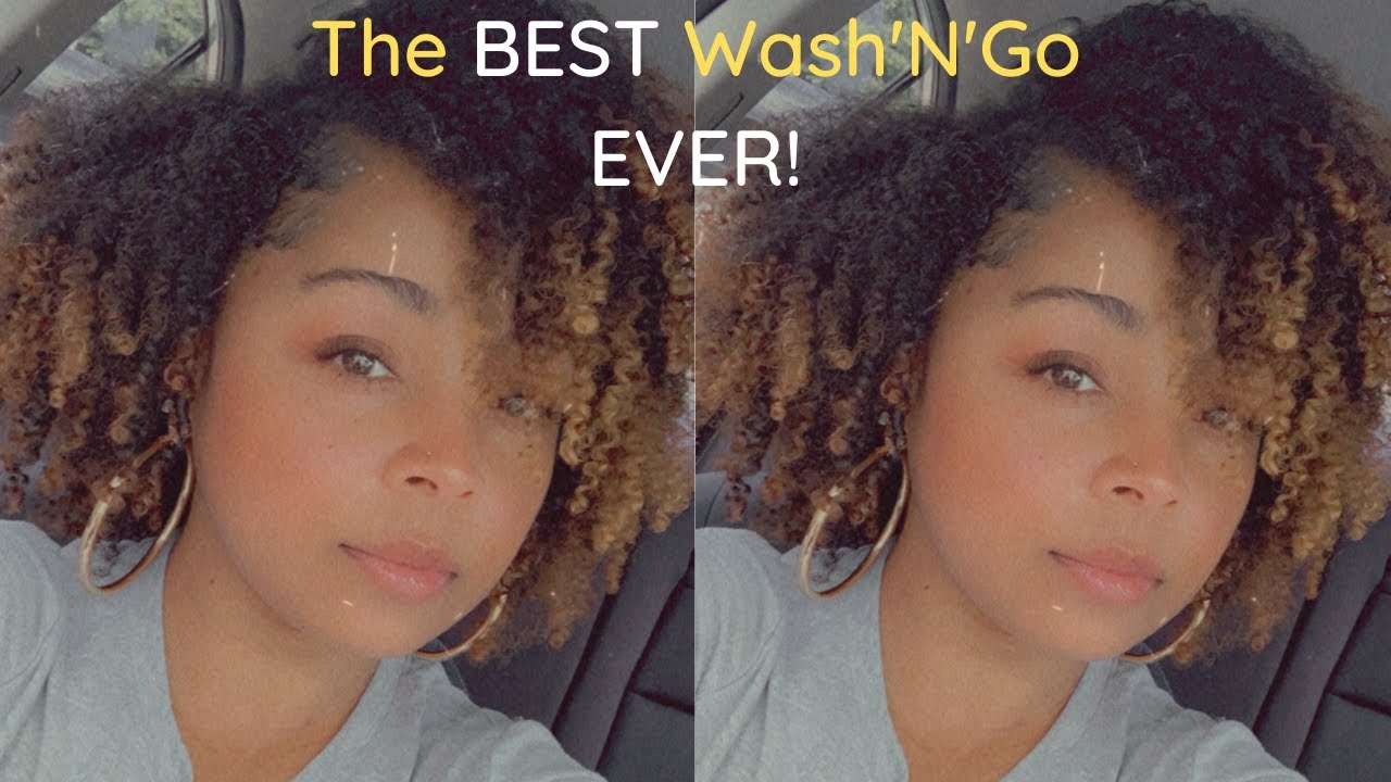 I AM SHOOK! | Wash'N'Go using Taliah Waajid Curly Curl Cream + The 